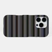 Coque iPhone 16 Pro Jolies rayures rétro modernes (Verso Horizontal)