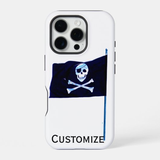 Coque iPhone 16 Pro jolly roger (Verso)