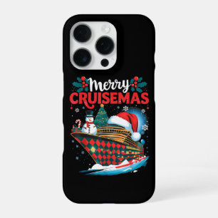 Coque iPhone 16 Pro Joyeux Cruisemas Drôle de Noël en Famille