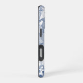 Coque iPhone 16 Pro juste mouton classique bleu blanc (Côté droit)