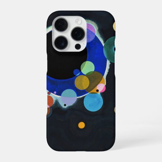 Coque iPhone 16 Pro Kandinsky Plusieurs Cercles Abstrait (Verso)