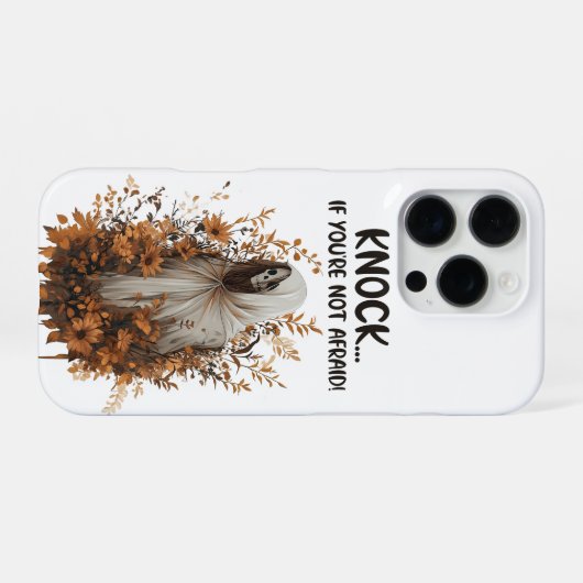 Coque iPhone 16 Pro Knock of the Reaper : Autumn Gothic (Verso Horizontal)