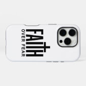 Coque iPhone 16 Pro La foi au-dessus de la peur (Verso Horizontal)