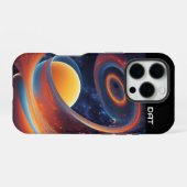 Coque iPhone 16 Pro La guerre du continuum espace-temps déformé (Verso Horizontal)