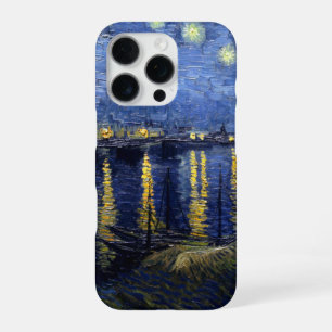 Coque iPhone 16 Pro La Nuit étoilée sur le Rhône de Van Gogh