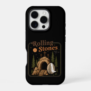 Coque iPhone 16 Pro La Pierre A Été Roulée Il Est Vivant Pâques
