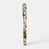 Coque iPhone 16 Pro Lapins et fleur sauvage (Côté gauche)