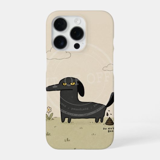 Coque iPhone 16 Pro Le Crotteur Imboopable (Verso)