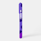 Coque iPhone 16 Pro "Leopard violet électrique" (Côté gauche)