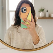 Coque iPhone 16 Pro les années 70 bloc COlor géométrique Abstrait moti