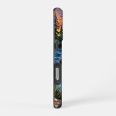 Coque iPhone 16 Pro Les eaux tranquilles de Sunset Angler (Côté droit)