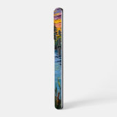 Coque iPhone 16 Pro Les eaux tranquilles de Sunset Angler (Côté gauche)