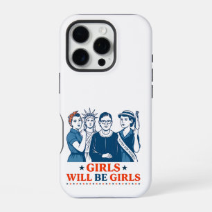 Coque iPhone 16 Pro Les Filles Seront Des Filles Patriotique Féministe