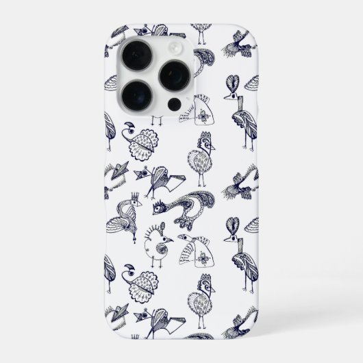 Coque iPhone 16 Pro Les oiseaux fabuleux (Verso)