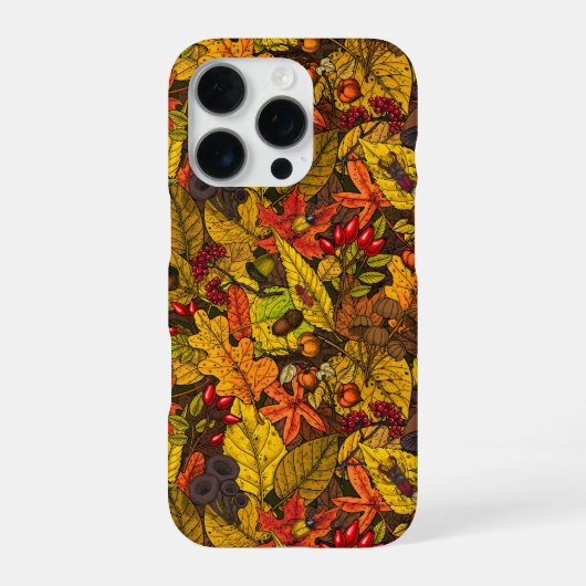 Coque iPhone 16 Pro Les trésors d'automne (Verso)