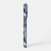 Coque iPhone 16 Pro Lilies bleues (Côté droit)
