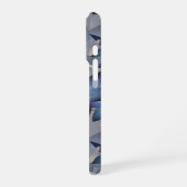 Coque iPhone 16 Pro Lilies bleues (Côté gauche)