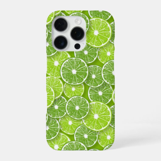 Coque iPhone 16 Pro Lime pop (Verso)