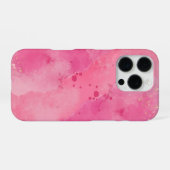 Coque iPhone 16 Pro Linktree Aquarelle Rose | (Verso Horizontal)