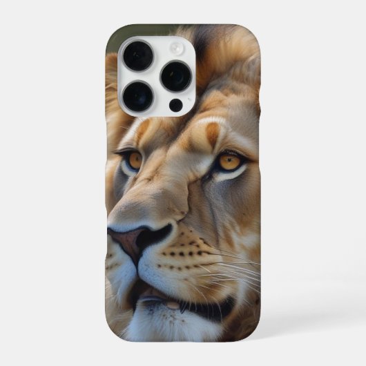 Coque iPhone 16 Pro Lion (Verso)