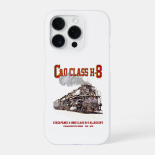 Coque iPhone 16 Pro Locomotive à vapeur Allegheny C&O Classe H-8 2-6-6