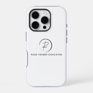 Coque iPhone 16 Pro Logo de la signature de coaching de Russ Yeager