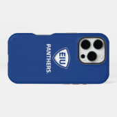 Coque iPhone 16 Pro Logo Eastern Illinois Panthers Shield & Wordmark (Verso Horizontal)