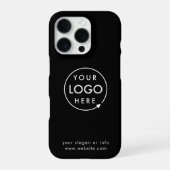 Coque iPhone 16 Pro Logo Minimaliste (Verso)