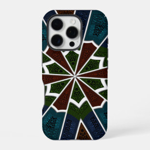 Coque iPhone 16 Pro Magnifique motif abstrait de sari asiatique tendan