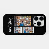 Coque iPhone 16 Pro Maman Chien Établi Script Noir 3 Photo  (Verso Horizontal)