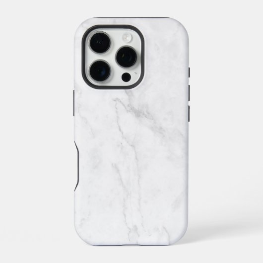 Coque iPhone 16 Pro Marbre Blanc (Verso)