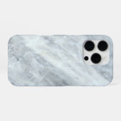 Coque iPhone 16 Pro Marbre blanc (Verso Horizontal)