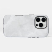 Coque iPhone 16 Pro Marbre blanc (Verso Horizontal)