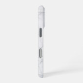 Coque iPhone 16 Pro Marbre blanc élégant (Côté droit)