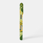 Coque iPhone 16 Pro Marbre vert - style marbré papier (Côté droit)