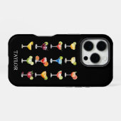 Coque iPhone 16 Pro Margarita N'importe Monogrammé (Verso Horizontal)