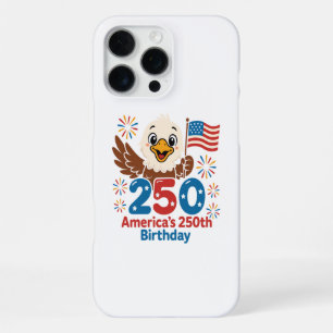 Coque iPhone 16 Pro Max 250e anniversaire d'Amérique - Drapeau américain 2