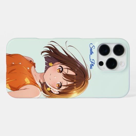 Coque iPhone 16 Pro Max 47_Plus – Anime Character Series (Verso Horizontal)