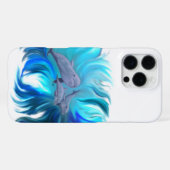 Coque iPhone 16 Pro Max À l'école Dolphin (Verso Horizontal)