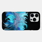 Coque iPhone 16 Pro Max À l'école du dauphin (Verso Horizontal)