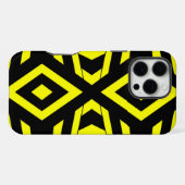 Coque iPhone 16 Pro Max Abeille géométrique (Verso Horizontal)