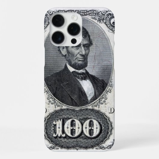 Coque iPhone 16 Pro Max Abraham Lincoln (Verso)