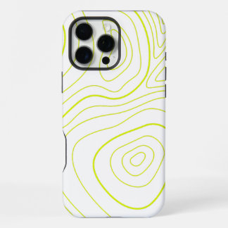 Coque iPhone 16 Pro Max abstrait beau jaune