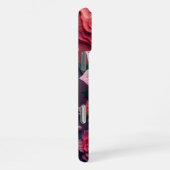 Coque iPhone 16 Pro Max Abstrait de fleurs (Côté droit)