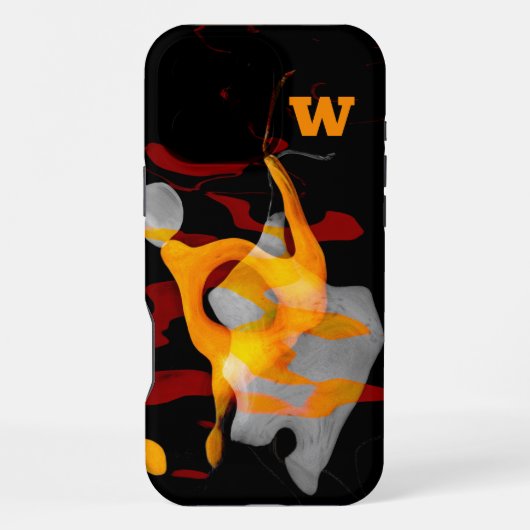 Coque iPhone 16 Pro Max Abstrait de la poire (Verso)