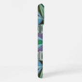 Coque iPhone 16 Pro Max accents bleu-vert (Côté droit)