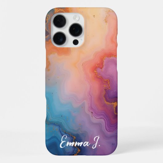 Coque iPhone 16 Pro Max Agate Sunfire (Verso)