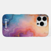 Coque iPhone 16 Pro Max Agate Sunfire (Verso Horizontal)