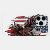 Coque iPhone 16 Pro Max Aigle américain (Verso Horizontal)