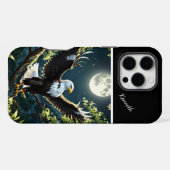 Coque iPhone 16 Pro Max Aigle Perche Sur Une Branche (Verso Horizontal)